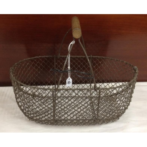 63 - Wire Egg Basket