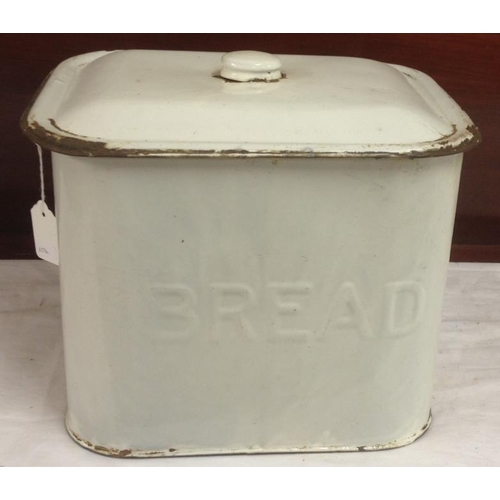 106 - Enamel Bread Bin