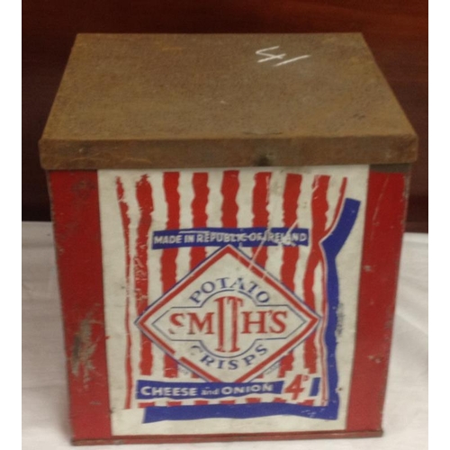 176 - 'Smiths Potato Crisps, R.O.I.' Display Tin