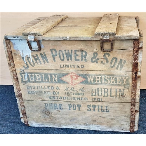 179 - 'Powers Whiskey' Crate, c.16.5in wide