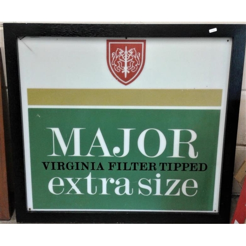 how much are 20 major cigarettes in ireland Major Cigarette Advertising Sign, c.33in x 29.5in
