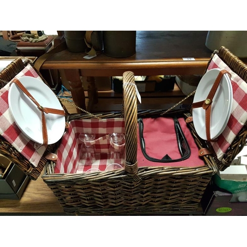 41 - Picnic Basket and Contents