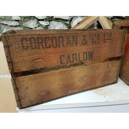 31 - Original 'Corcoran's Carlow' Wooden Crate