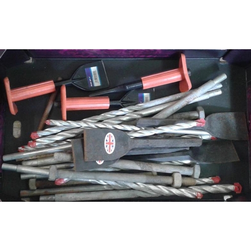 97 - Lot to Include Drill Bits, Soldering Irons, Pruning Shears