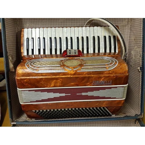 603 - Rare Vintage Piano Accordion by Cesare Fontanella