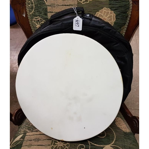 607 - Claddagh Bodhran, Book and Beater