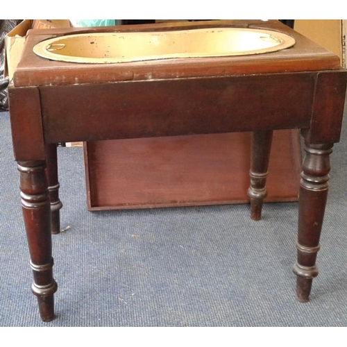 634 - Victorian Mahogany Baby Bath