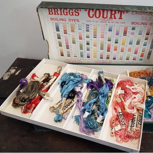 655 - Briggs' 'Court' Embroidery Silks in Original Box