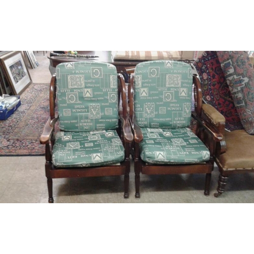 672 - Pair of Fireside Armchairs