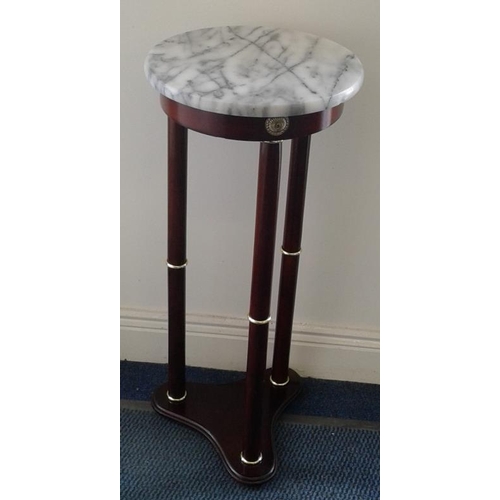 683 - Marble Top Plant Stand