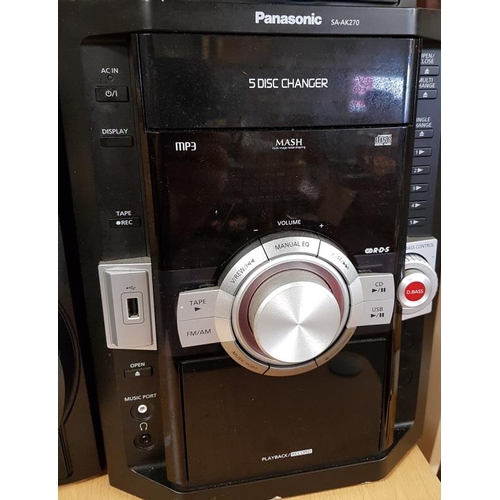 36 - Panasonic CD/Radio/Tape/USB Sound System