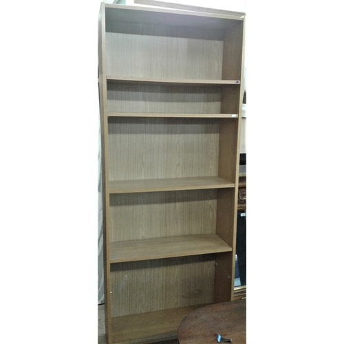 48 - Pine Open Book Shelves - 32 x 80ins