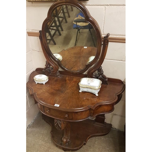 284 - Victorian Mahogany Duchess Dressing Table, c.42in wide