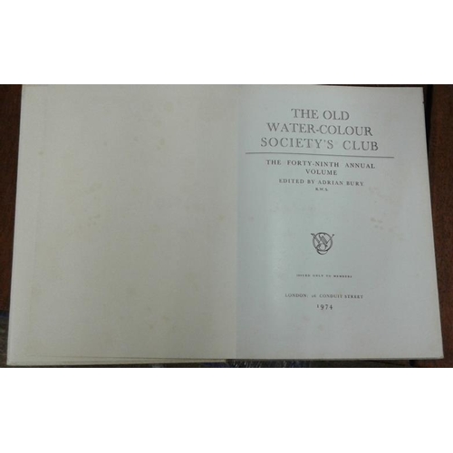 310 - 'The Old Watercolour Society's Club' Annual Books