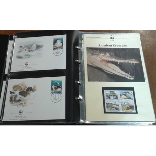 340 - World Wildlife Fund F.D.C. Collection - 28 Volumes - 1983-2013 - Information Sheets and Stamps (1300... 