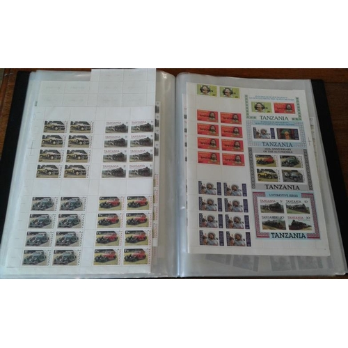 341 - Tanzania Specimen Stamp Sheets - Unissued Queen Mother Stamp Sheets. Overprint Error - 'HRM' should ... 