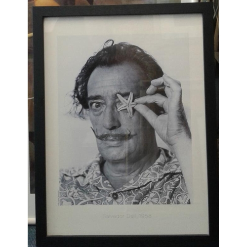 350 - Three Framed Salvador Dali Prints, c.20 x 27in