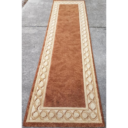 355 - Brown Floor Runner c. .8m x 3m