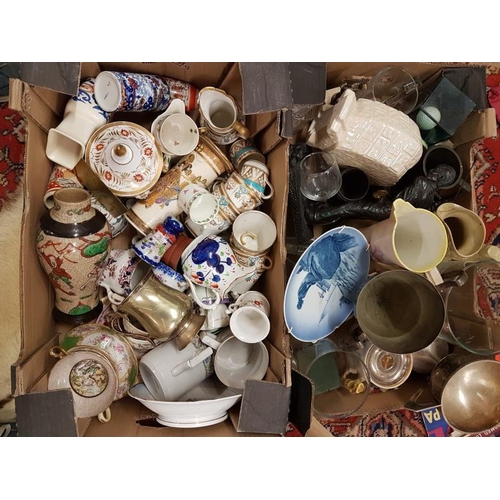 39 - Box of Ceramics and one other box lot