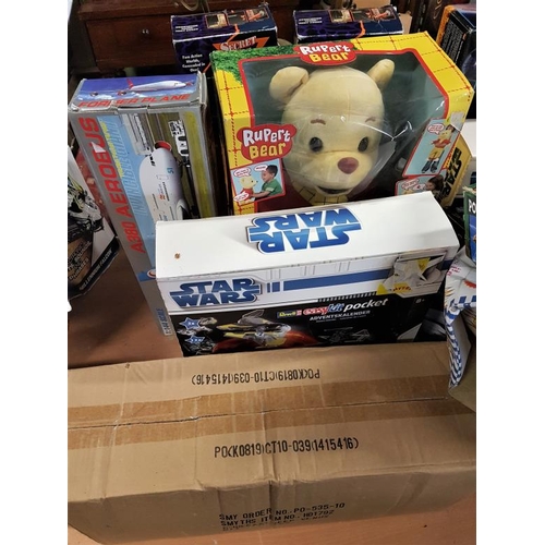 64 - Box of Toys and Five Various Toys