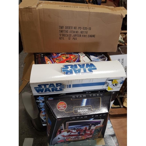 69 - Two Boxes of Toys and Three Various Toys