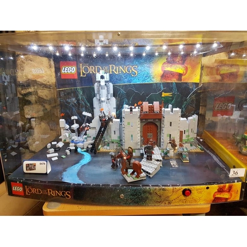 36 - Lego 'Lord of the Rings' Display Set