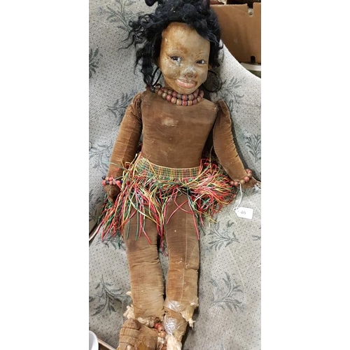 46 - Large African Doll Figure