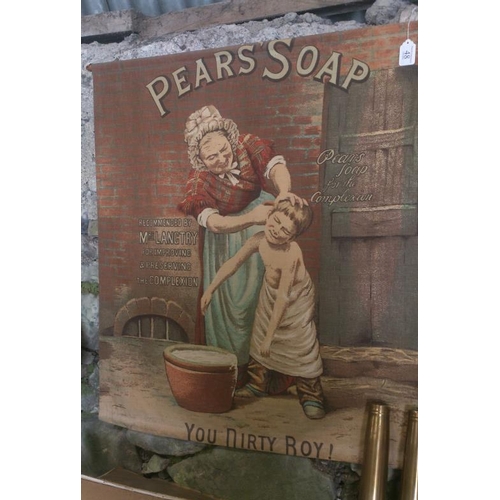 602 - Pear's Soap Wall Hanging - 32 x 34ins