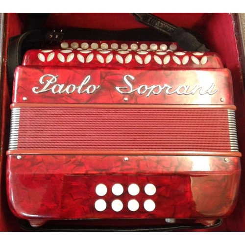 611 - Paolo Soprani Button Accordion