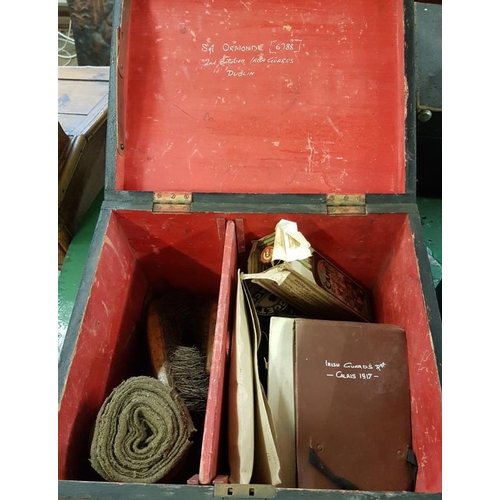 609 - Campaign Box with Military Interest Items