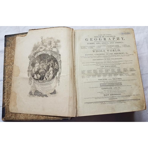 66 - George A. Cooke 'System of Universal Geography' (c. 1810). Numerous Maps and Plates. Half Calf.