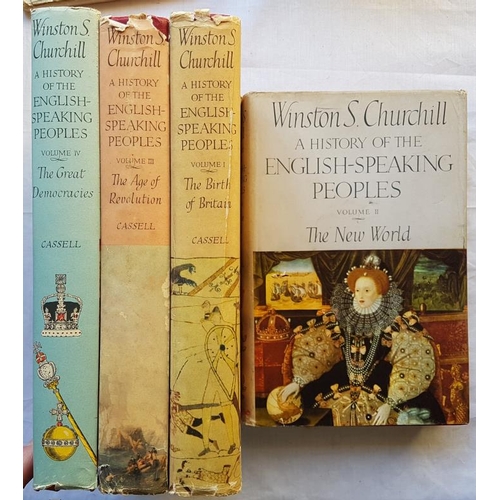 72 - History of English Speaking Countries by Winston Churchill (4 vol. set)