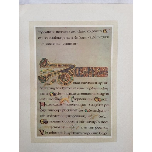 78 - The Book of Kells. Described by Sir Edward Sullivan. 1914. First edition. Large format. Colour plate... 