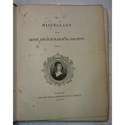 98 - 'Miscellany of Irish Archaeological Society' 1846