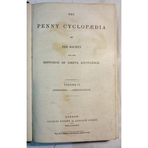 206 - 'The Penny Cyclopaedia' 1834. Folio. Cloth.