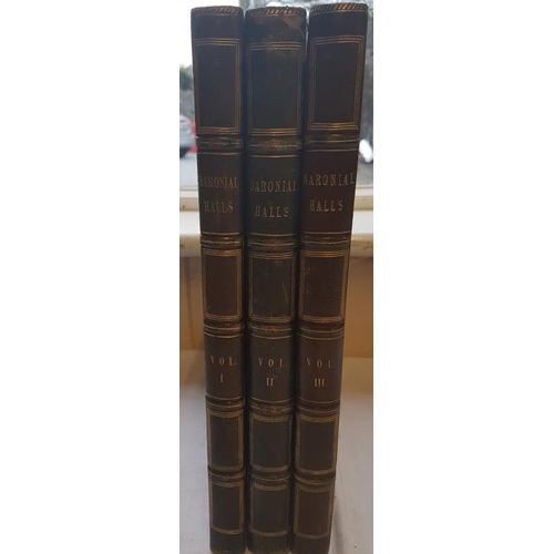 208 - Mrs. S. C. Hall 'The Baronial Halls, Edifices & Ancient Churches of England' (1845) 1st Edition. Thr... 