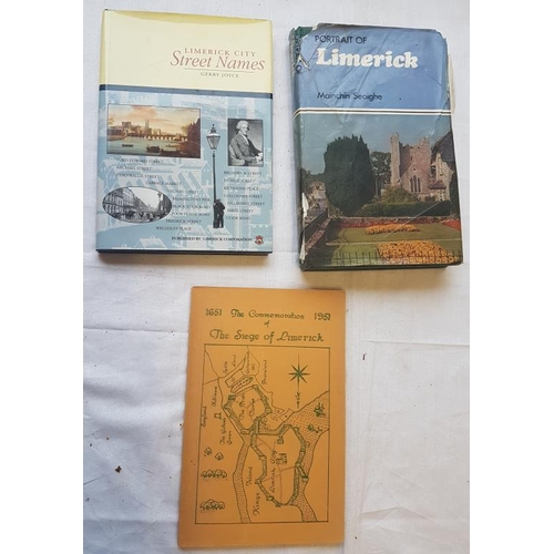 237 - Mainchin Seoige 'Portrait of Limerick' (1982) 1st Edition; 'The Commemoration of Limerick' (1951);  ... 