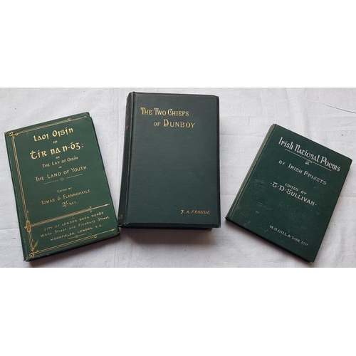 249 - Thomas O'Flannghaire 'The Lay of Oisin in the Land of Youth' (1896);  T. D. O'Sullivan 'Irish Nation... 