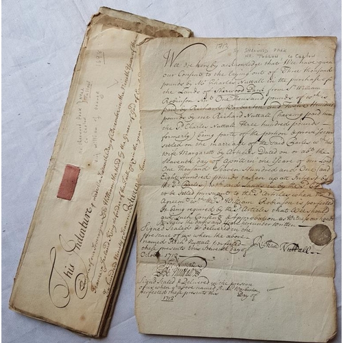 259 - Tullow, Co. Carlow 1698-1717: Five indentures