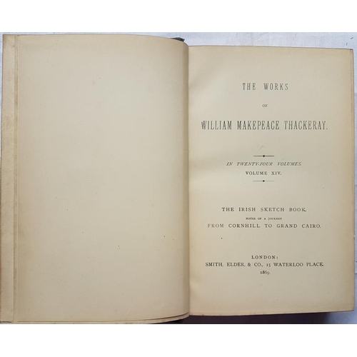 260 - W. M. Thackaray 'The Irish Sketch Book' (1869).  Illustrated. Fine Binding.