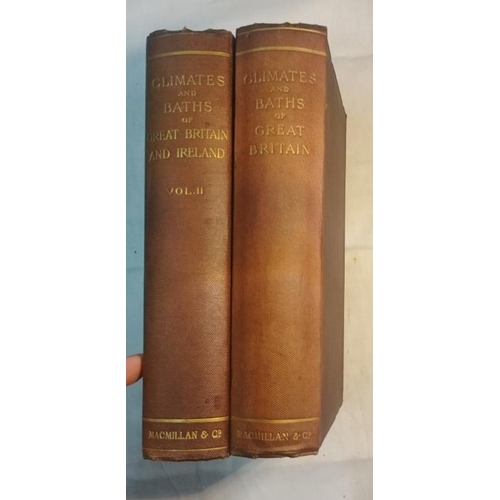 270 - 'The Climates and Baths of Great Britain' 1895, 'The Climate and Baths of Great Britain and Ireland'... 