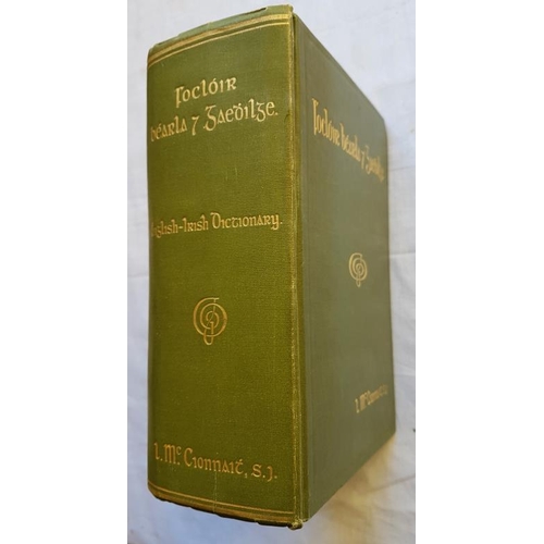 288 - Foicloir Bearla agus Gaedhilge by McClonnaith (1935)