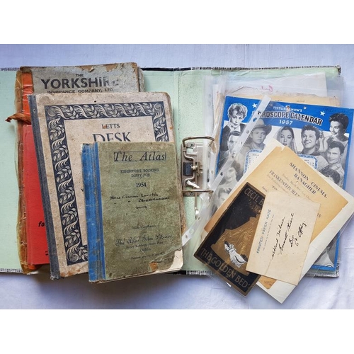 324 - Offaly and Tipperary Cinema Interest Ephemera - Banagher, Borrisokane etc. (folder)