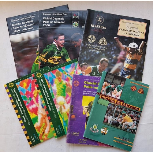 354 - Collection of Seven All-Ireland Final Programmes