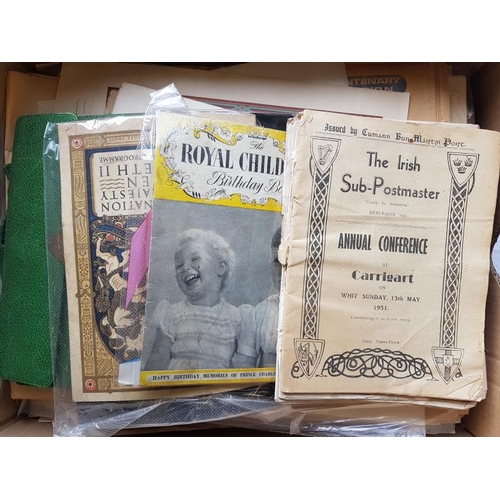 375 - Box of Irish Interest Ephemera