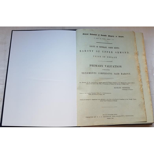 386 - Griffith Valuations - Barony of Upper Ormonde - Union of Nenagh (1850)