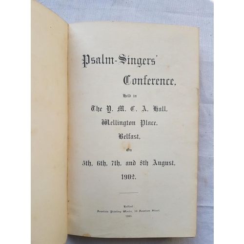 393 - Psalm-Singers Conference, Belfast 1902