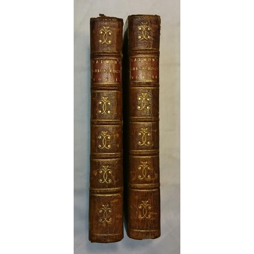 413 - Mr. Salmon 'The Chronological Historian' 1747. Two Volumes. Original Calf.