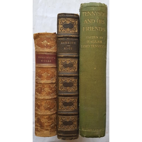 416 - The Works of Lord Tennyson, 1st edit (1878), Marmion A Tale of Flodden Field by Walter Scott 1st edi... 