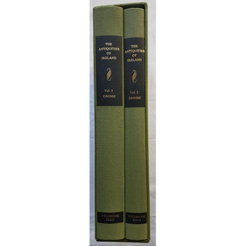 421 - The Antiquities of Ireland by Francis Grose. 1882. Wellwood press. 2 volumes in slip case.